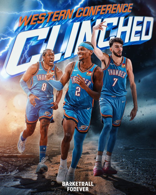 这支雷霆也成为NBA历史第二年青的一号种子体育赛事直播