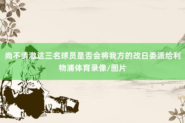 尚不清澈这三名球员是否会将我方的改日委派给利物浦体育录像/图