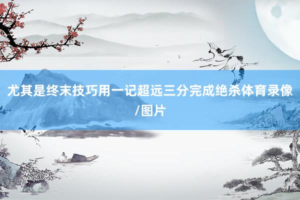 尤其是终末技巧用一记超远三分完成绝杀体育录像/图片