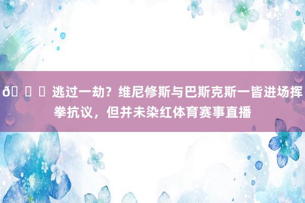 👀逃过一劫？维尼修斯与巴斯克斯一皆进场挥拳抗议，但并未染红体