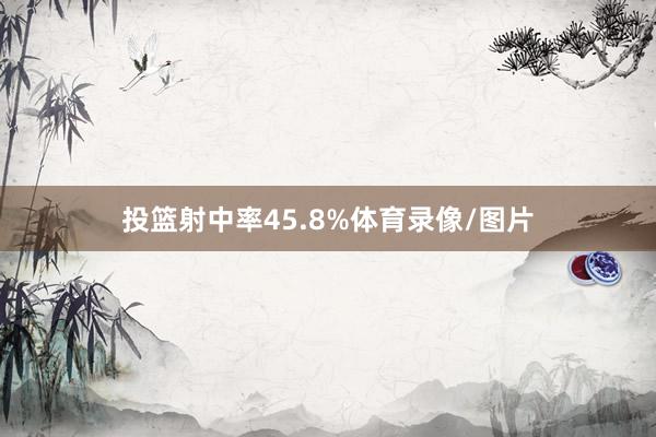 投篮射中率45.8%体育录像/图片