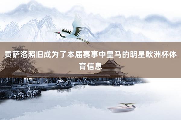 贡萨洛照旧成为了本届赛事中皇马的明星欧洲杯体育信息