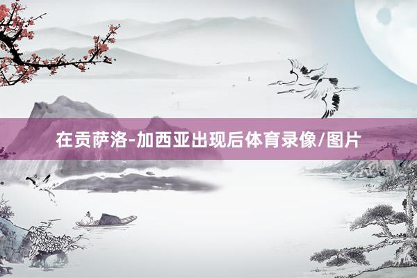 在贡萨洛-加西亚出现后体育录像/图片