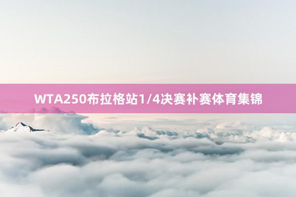 WTA250布拉格站1/4决赛补赛体育集锦