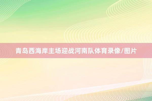 青岛西海岸主场迎战河南队体育录像/图片