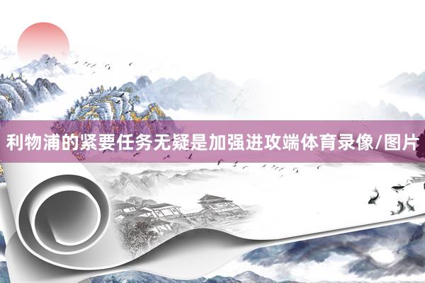 利物浦的紧要任务无疑是加强进攻端体育录像/图片