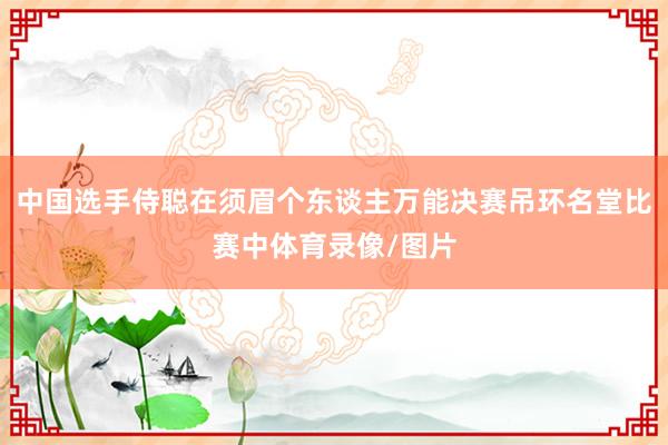 中国选手侍聪在须眉个东谈主万能决赛吊环名堂比赛中体育录像/图片