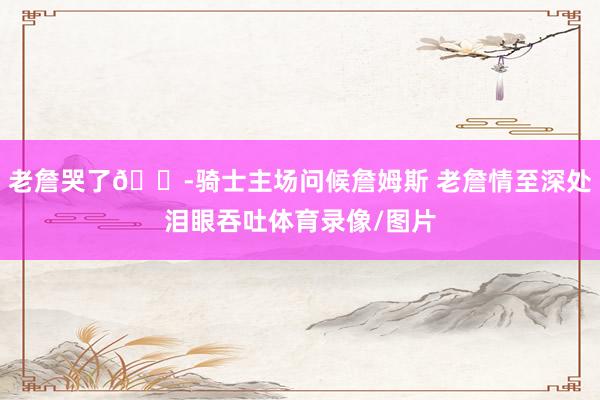老詹哭了😭骑士主场问候詹姆斯 老詹情至深处泪眼吞吐体育录像/图片