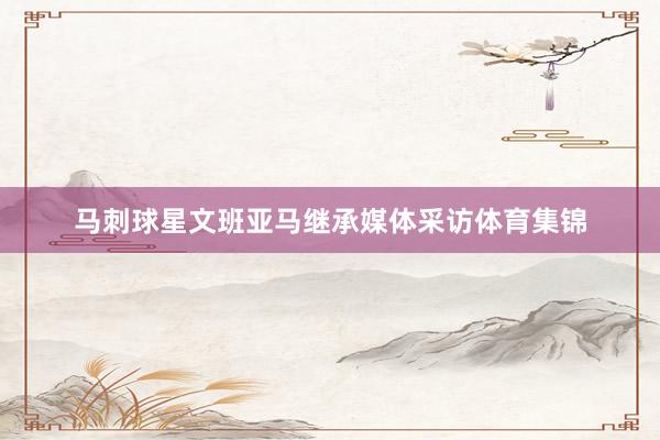 马刺球星文班亚马继承媒体采访体育集锦