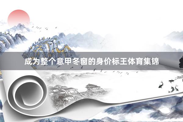 成为整个意甲冬窗的身价标王体育集锦