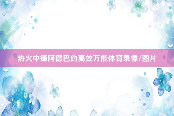 热火中锋阿德巴约高效万能体育录像/图片